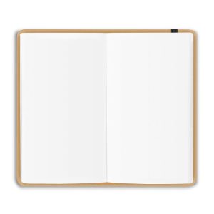 Caderno A7 de capa rígida em papel com 140 páginas lisas - Brinde Corporativo Personalizado | Enova