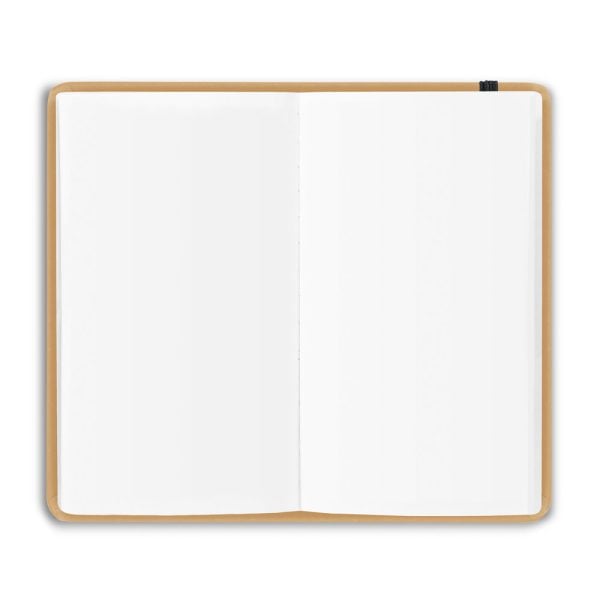 Caderno A7 de capa rígida em papel com 140 páginas lisas - Brinde Corporativo Personalizado | Enova