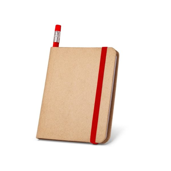 Caderno A7 de capa rígida em papel com 140 páginas lisas - Brinde Corporativo Personalizado | Enova