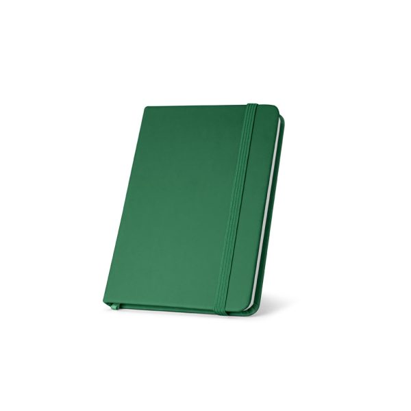 Caderno de bolso de capa dura em c. sintético com 160 páginas lisas - Brinde Corporativo Personalizado | Enova