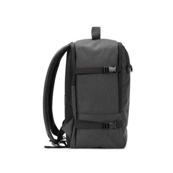 Mochila em poliéster reciclado 600D de alta densidade com acabamento repelente à água 20 L - Brinde Corporativo Personalizado | Enova