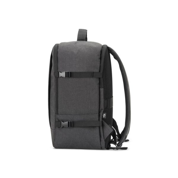 Mochila em poliéster reciclado 600D de alta densidade com acabamento repelente à água 20 L - Brinde Corporativo Personalizado | Enova