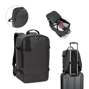 Mochila em poliéster reciclado 600D de alta densidade com acabamento repelente à água 20 L - Enova Brindes Personalizados