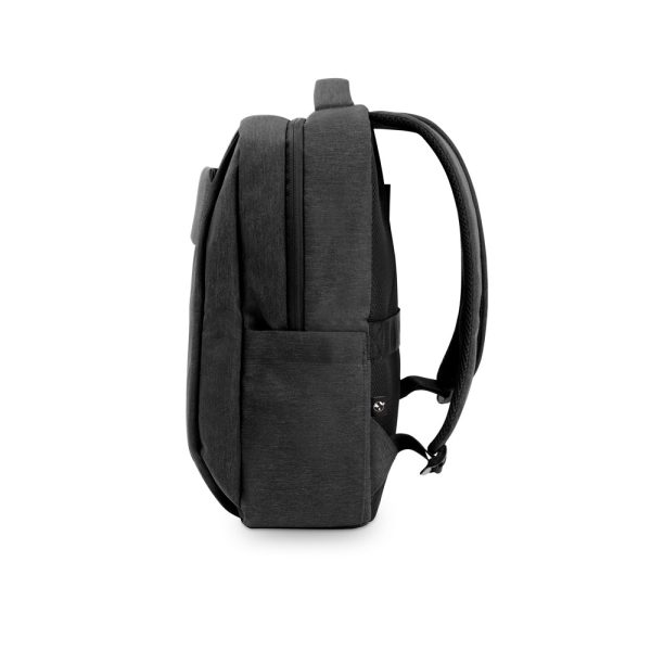 Mochila, totalmente almofadada, para notebook 15.6" em poliéster reciclado 300D de alta densidade 18 L - Brinde Corporativo Personalizado | Enova