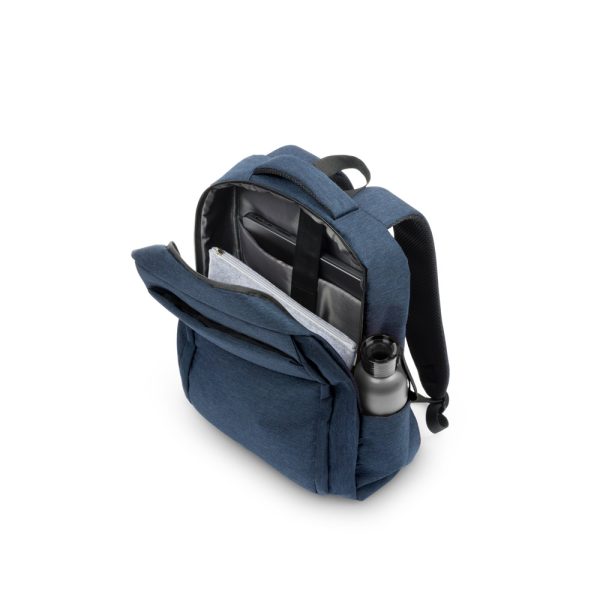 Mochila, totalmente almofadada, para notebook 15.6" em poliéster reciclado 300D de alta densidade 18 L - Brinde Corporativo Personalizado | Enova