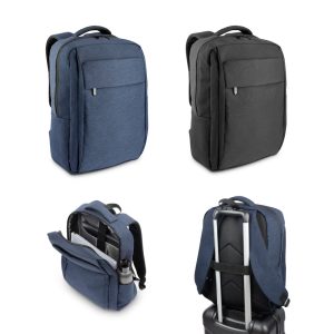 Mochila, totalmente almofadada, para notebook 15.6″ em poliéster reciclado 300D de alta densidade 18 L - Enova Brindes Personalizados