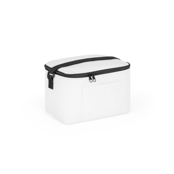 Bolsa térmica em poliéster reciclado 600D com interior forrado em PEVA 7 L - Brinde Corporativo Personalizado | Enova