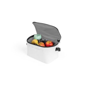 Bolsa térmica em poliéster reciclado 600D com interior forrado em PEVA 7 L - Brinde Corporativo Personalizado | Enova