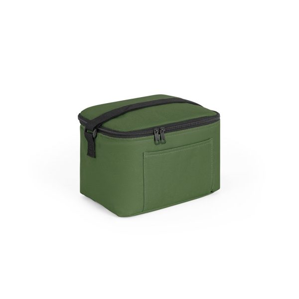 Bolsa térmica em poliéster reciclado 600D com interior forrado em PEVA 7 L - Brinde Corporativo Personalizado | Enova