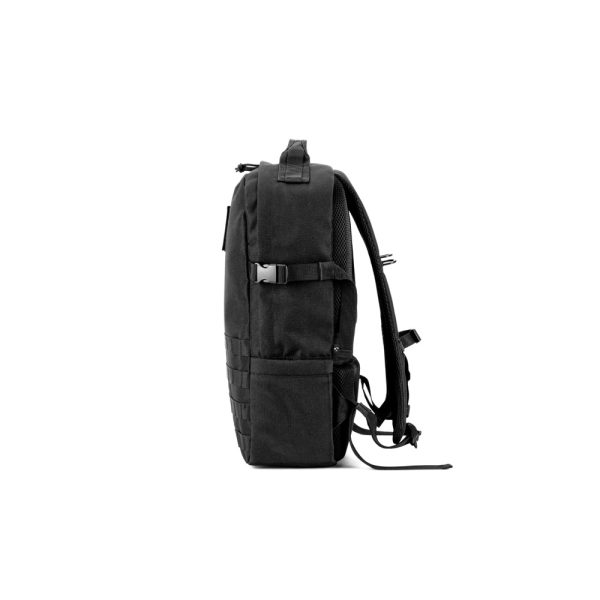 Mochila estilo militar em poliéster reciclado 600D, de alta densidade, com bolso para notebook 17.3" 21 L - Brinde Corporativo Personalizado | Enova
