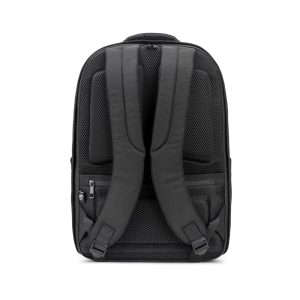 Mochila antirroubo, em poliéster reciclado 600D twill, resistente à água, e bolso para notebook 17.3" 20 L - Brinde Corporativo Personalizado | Enova
