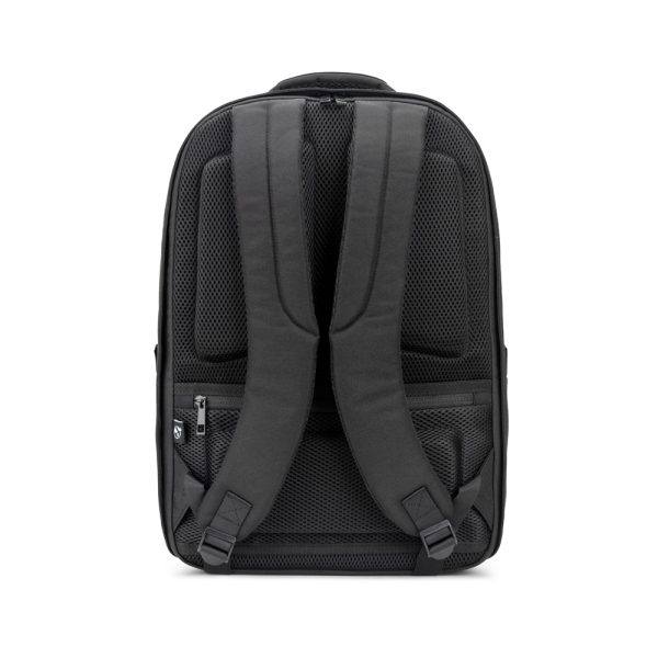 Mochila antirroubo, em poliéster reciclado 600D twill, resistente à água, e bolso para notebook 17.3" 20 L - Brinde Corporativo Personalizado | Enova