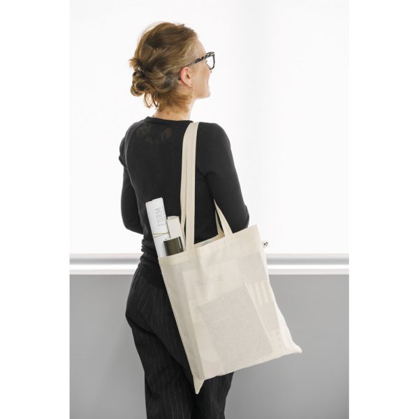 Sacola 100% algodão orgânico (140 g/m²) - Brinde Corporativo Personalizado | Enova