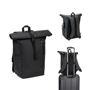 Mochila em poliéster reciclado 600D de alta densidade com revestimento resistente á água 20 L - Enova Brindes Personalizados