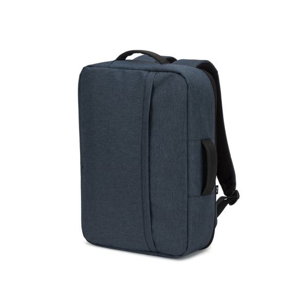 Mochila para notebook 15.6" em poliéster reciclado 300D de alta densidade 15 L - Brinde Corporativo Personalizado | Enova