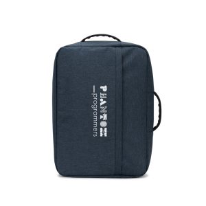 Mochila para notebook 15.6" em poliéster reciclado 300D de alta densidade 15 L - Brinde Corporativo Personalizado | Enova