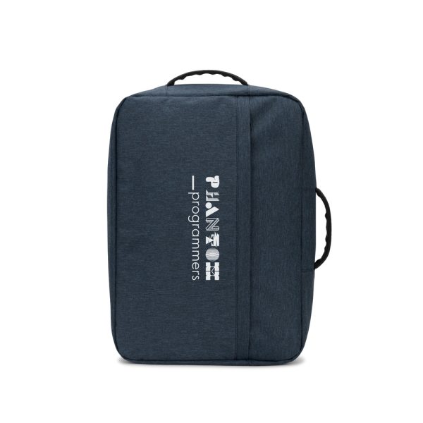 Mochila para notebook 15.6" em poliéster reciclado 300D de alta densidade 15 L - Brinde Corporativo Personalizado | Enova