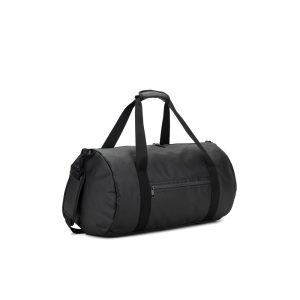 Bolsa esportiva em formato cilíndrico em poliéster reciclado 600D de alta densidade com compartimento lateral para sapatos 32 L - Brinde Corporativo Personalizado | Enova