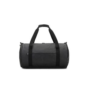 Bolsa esportiva em formato cilíndrico em poliéster reciclado 600D de alta densidade com compartimento lateral para sapatos 32 L - Brinde Corporativo Personalizado | Enova
