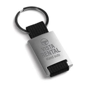 Chaveiros em metal e em webbing - Brinde Corporativo Personalizado | Enova