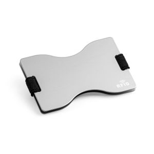 Porta cartões com bloqueio RFID e fita elástica em poliéster - Brinde Corporativo Personalizado | Enova