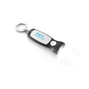 Chaveiro com ABS com luz LED - Brinde Corporativo Personalizado | Enova