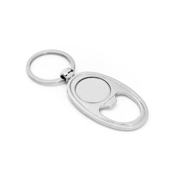 Chaveiro em metal com abridor de garrafas - Brinde Corporativo Personalizado | Enova