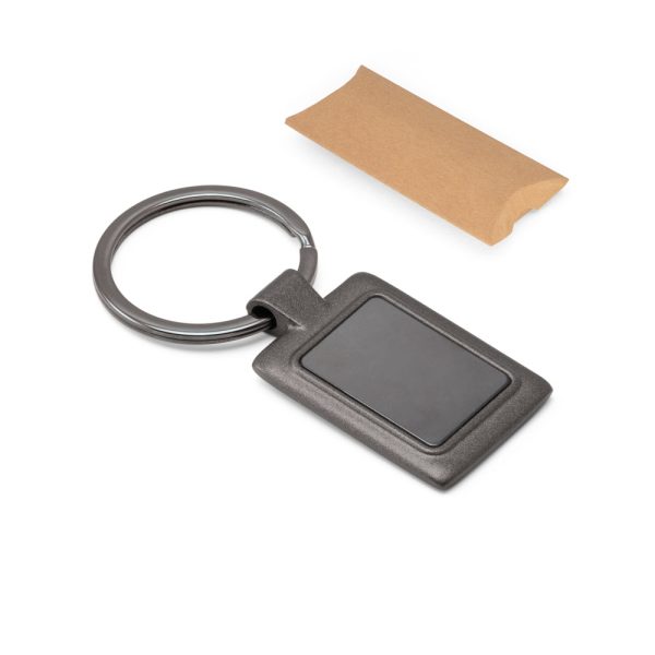 Chaveiro em metal com encaixe para doming - Enova Brindes Personalizados