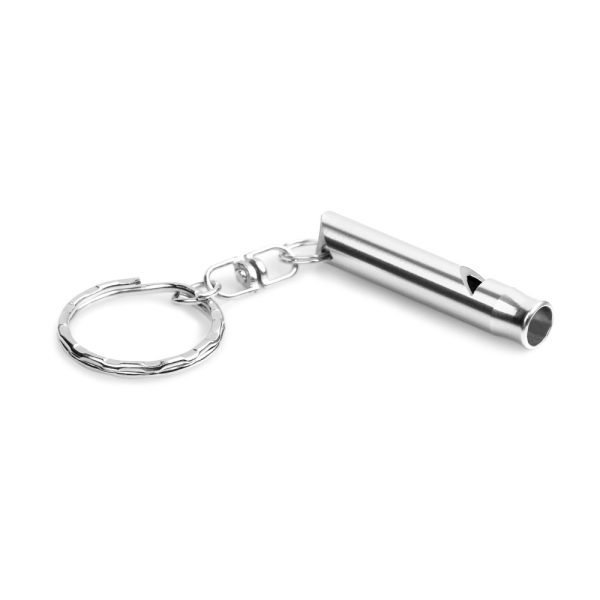 Chaveiro em metal com apito - Brinde Corporativo Personalizado | Enova