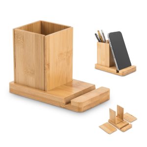 Conjunto de secretária com suporte para celular e copo - Enova Brindes Personalizados