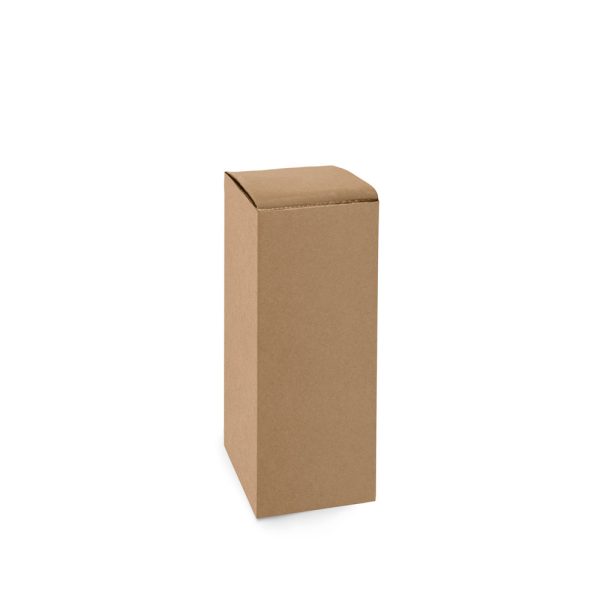 Garrafa térmica em aço inox 90% reciclado com parede dupla, isolada a vácuo e acabamento em mate 400 mL - Brinde Corporativo Personalizado | Enova
