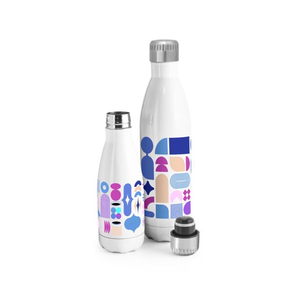 Garrafa em aço inox com parede dupla, isolada a vácuo 380 mL - Brinde Corporativo Personalizado | Enova
