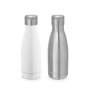 Garrafa em aço inox com parede dupla, isolada a vácuo 380 mL - Enova Brindes Personalizados