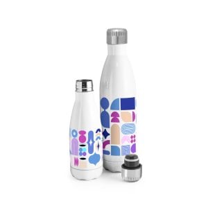 Garrafa em aço inox com parede dupla, isolada a vácuo 800 mL - Brinde Corporativo Personalizado | Enova