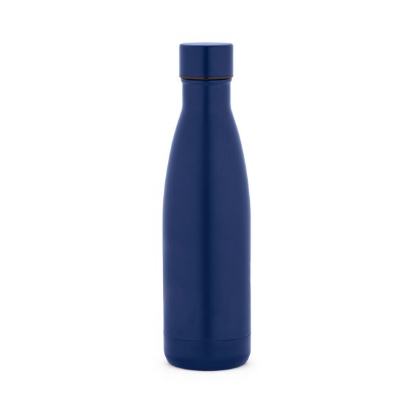 Garrafa térmica em aço inox 90% reciclado com parede dupla, isolada a vácuo e acabamento em mate 520 mL - Brinde Corporativo Personalizado | Enova