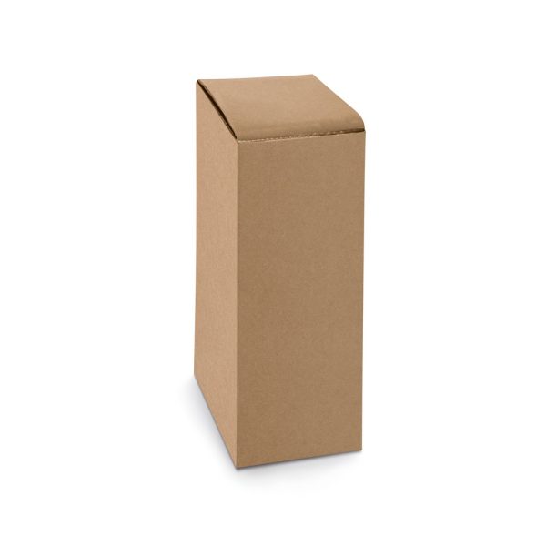 Copo de viagem compacto em aço inox 91% reciclado com parede dupla isolada a vácuo e acabamento mate 600 mL - Brinde Corporativo Personalizado | Enova