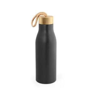 Squeeze em aço inox 90% reciclado, de parede simples e acabamento em mate 570 mL - Brinde Corporativo Personalizado | Enova