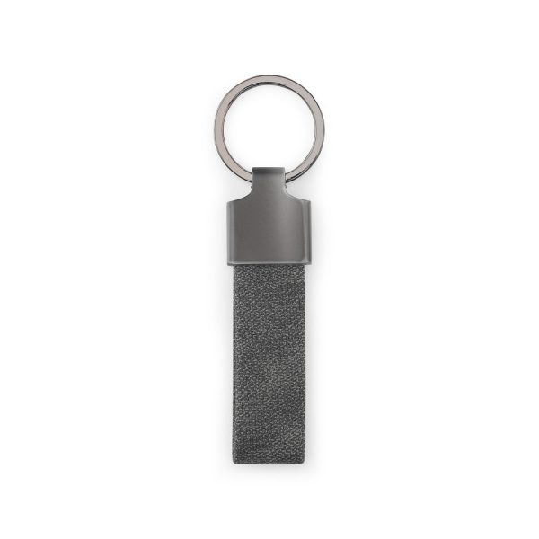 Conjunto composto por um porta-cartões e chaveiro, ambos em metal e poliéster reciclado (30% rPET) - Brinde Corporativo Personalizado | Enova