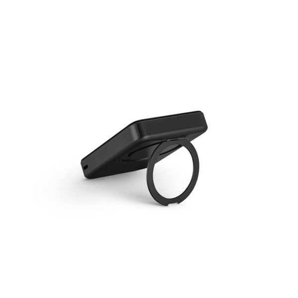 Bateria portátil magnética em ABS 100% reciclado com suporte, carregador wireless super-rápido 15W e capacidade de 10.000 mAh - Brinde Corporativo Personalizado | Enova