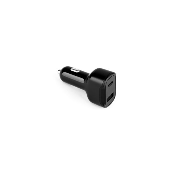 Adaptador de isqueiro com porta USB-A 18W e USB-C 20W em 100% rABS - Brinde Corporativo Personalizado | Enova