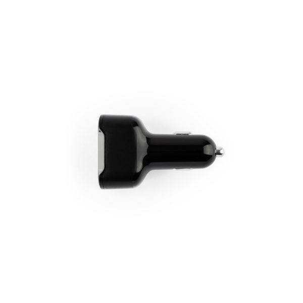 Adaptador de isqueiro com porta USB-A 18W e USB-C 20W em 100% rABS - Brinde Corporativo Personalizado | Enova