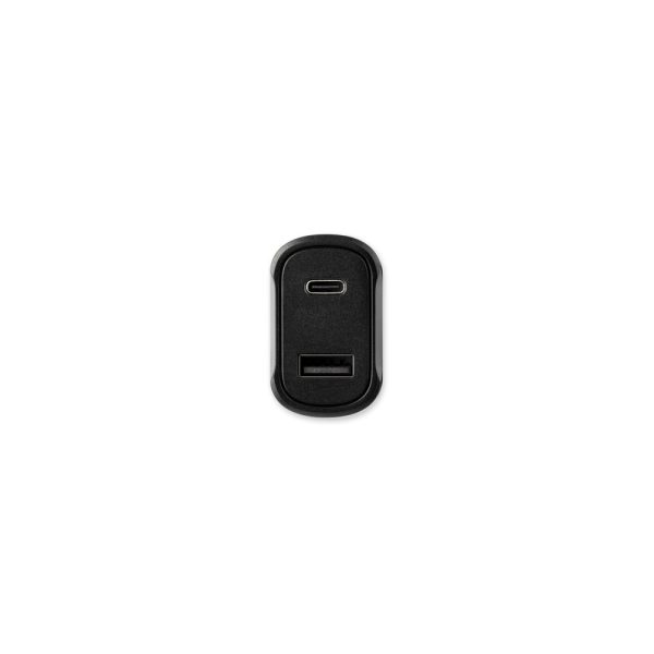 Adaptador de isqueiro com porta USB-A 18W e USB-C 20W em 100% rABS - Brinde Corporativo Personalizado | Enova