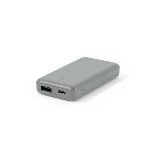 Bateria portátil em ABS 100% reciclado e capacidade de 4.000 mAh - Brinde Corporativo Personalizado | Enova