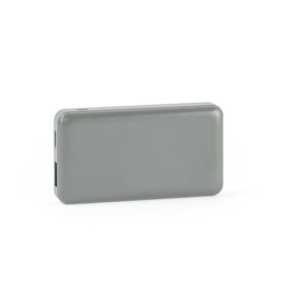Bateria portátil em ABS 100% reciclado e capacidade de 4.000 mAh - Brinde Corporativo Personalizado | Enova