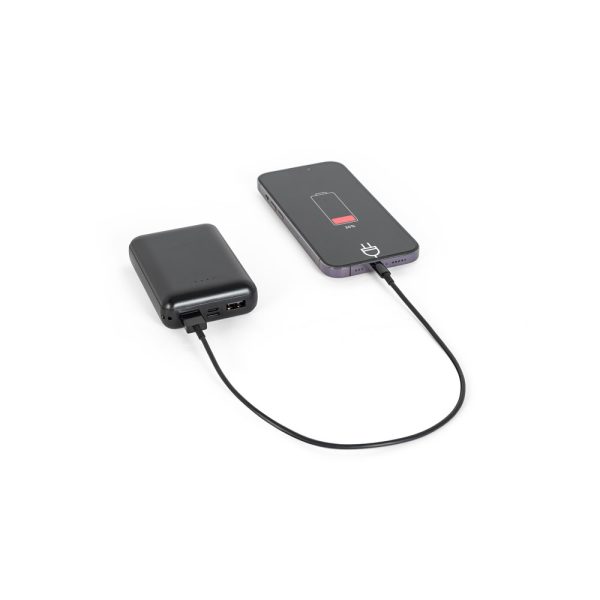 Bateria portáti em ABS 100% reciclado e capacidade de 10.000 mAh - Brinde Corporativo Personalizado | Enova
