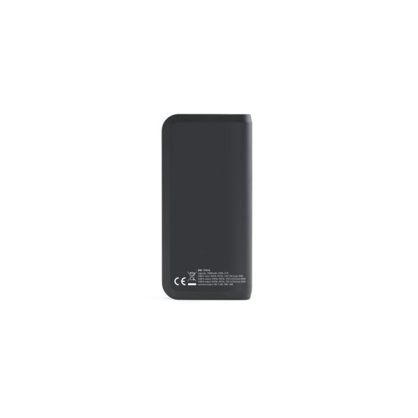 Bateria portátil em ABS 100% reciclado com carregador wireless super-rápido 15W e capacidade de 10.000 mAh - Brinde Corporativo Personalizado | Enova
