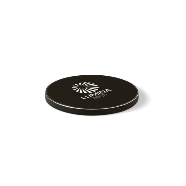 Carregador wireless super-rápido em ABS 100% reciclado e alumínio 100% reciclado 15W - Brinde Corporativo Personalizado | Enova