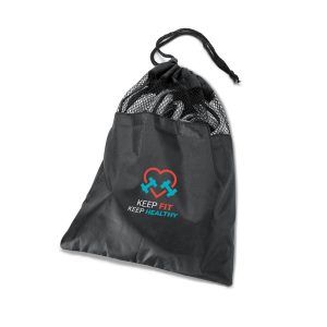 Conjunto fitness composto por elástico e corda de pular - Brinde Corporativo Personalizado | Enova