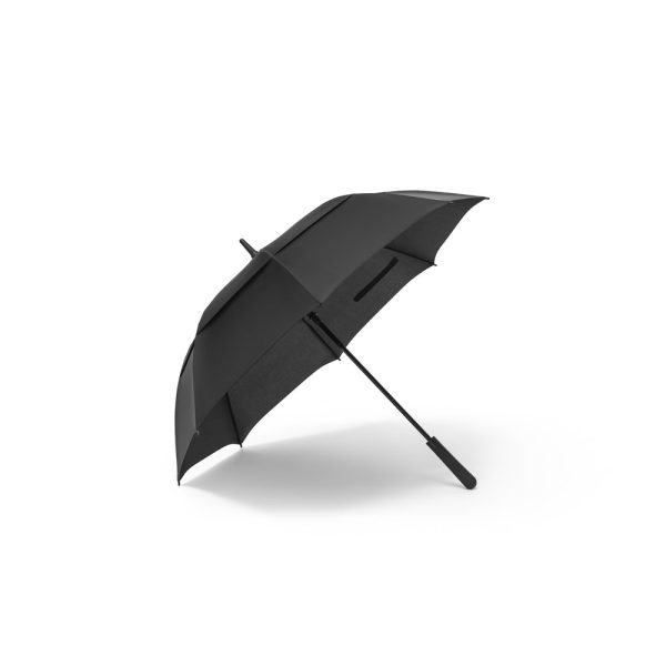 Guarda-chuva de 27,5'' em poliéster 100% reciclado pongee 190T com abertura automática - Brinde Corporativo Personalizado | Enova