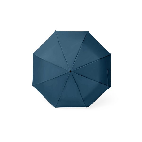 Guarda-chuva dobrável de 21'' em poliéster 100% reciclado pongee 190T - Brinde Corporativo Personalizado | Enova
